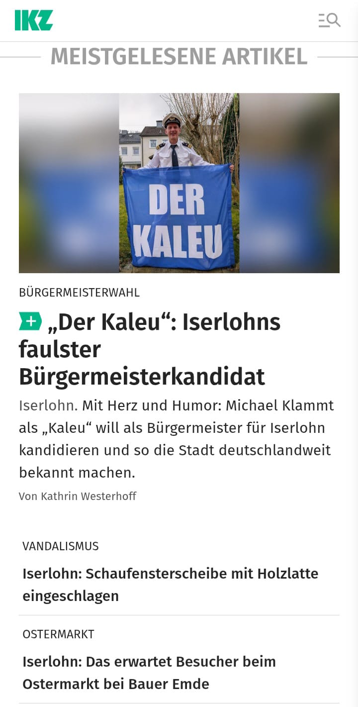 meistgelesender Artikel am 13.03.25